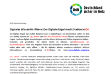 Logo Deutschland sicher im Netz eV und die ersten Zeilen der Vorlage