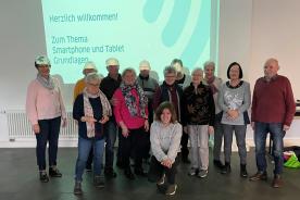 Die Teilnehmenden aus Bad Liebenstein l&auml;cheln in die Kamera.