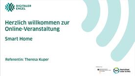Die Startfolie der PowerPoint-Pr&auml;sentation zu Smart Home