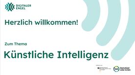 Die Startseite der PowerPoint-Pr&auml;sentation zum Thema K&uuml;nstliche Intelligenz