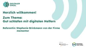 Auf dem Bild ist die Startfolie der Pr&auml;sentation zu sehen.