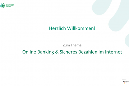 Pr&auml;sentation Online Banking und sicheres Bezahlen im Internet