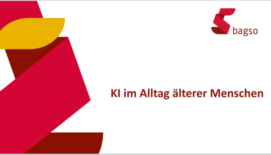 Folie der Pr&auml;sentation KI im Alltag &auml;lterer Menschen