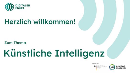 Die Startseite der PowerPoint-Pr&auml;sentation zum Thema K&uuml;nstliche Intelligenz