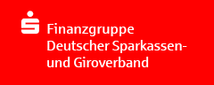 rotes Feld mit Namen Deutscher Sparkassen und Giroverband